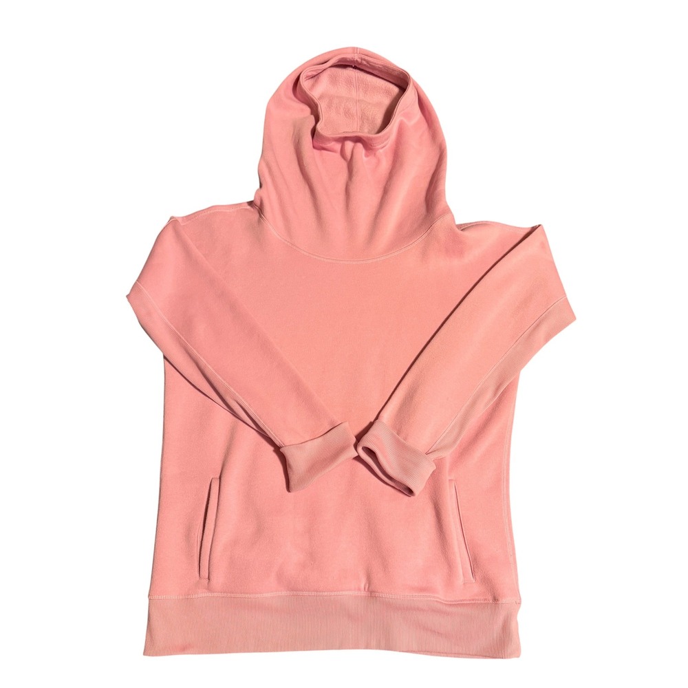 Zyia Active Oh So Soft Cowl Neck Hoodie Womens XXXL Pink Thumbhole Pullover